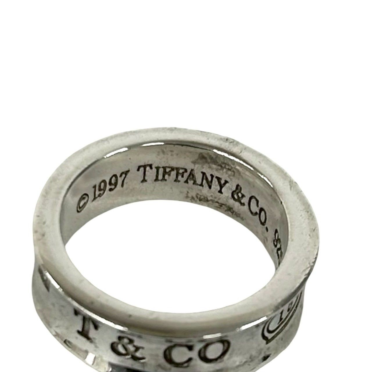 Tiffany & Co Vintage Narrow Ring 925 Sterling Silver — view 3