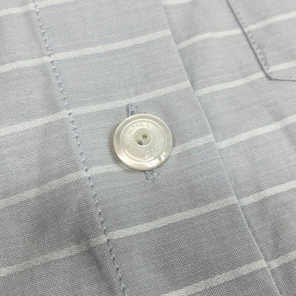 Chanel SS Identification 3/4 Sleeve Shirt Logo Border Pattern 40 Light Gray — view 6