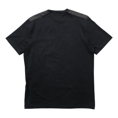 Prada Short Sleeve T-Shirt Neck 710 M Sports Logo Pocket Black — view 2
