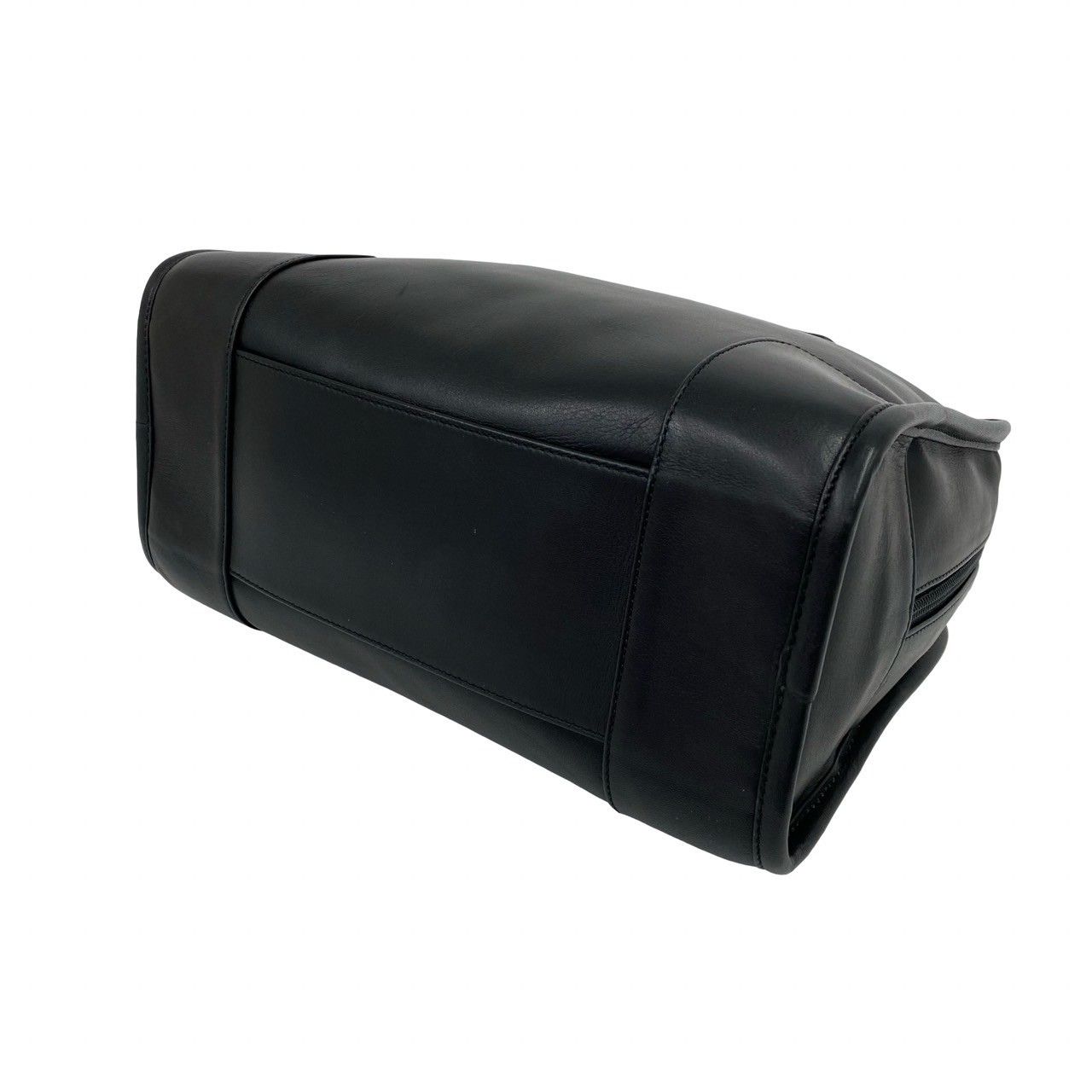 Loewe Vintage Amazona 28 Anagram Logo Leather Mini Boston Bag Black — view 8