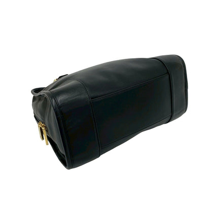 Loewe Vintage Amazona 28 Anagram Logo Leather Mini Boston Bag Black — view 7