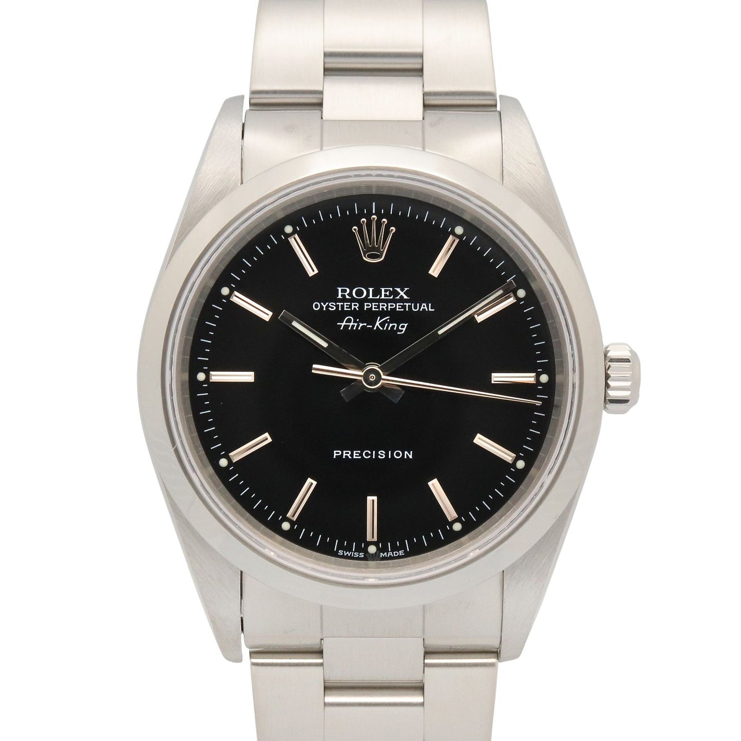 Rolex Watch Air King P Number BK BA Stainless Steel