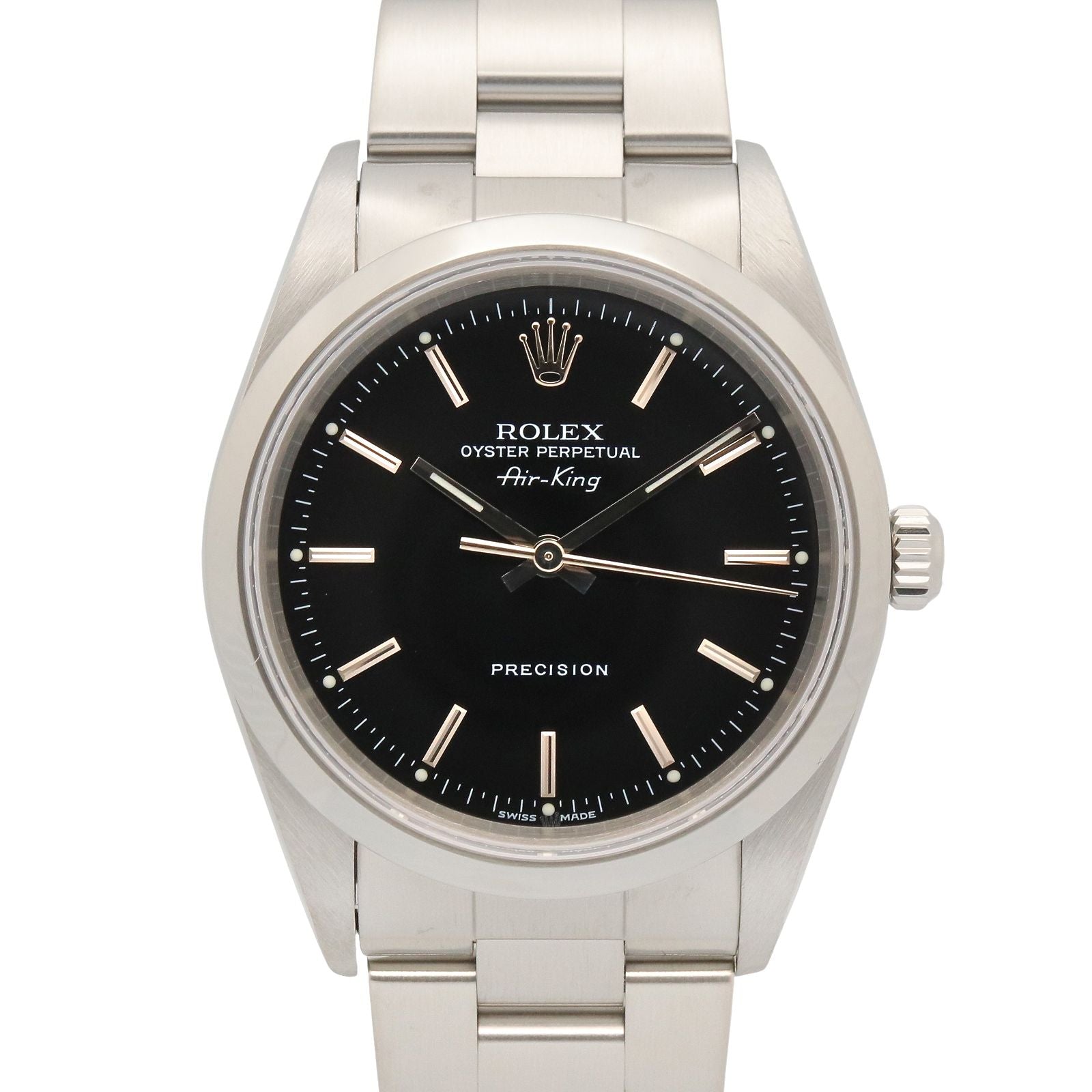 Rolex Watch Air King P Number BK BA Stainless Steel