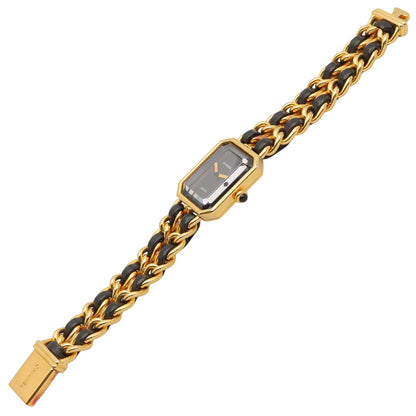 Chanel Watch Premiere M Black Leather — view 3