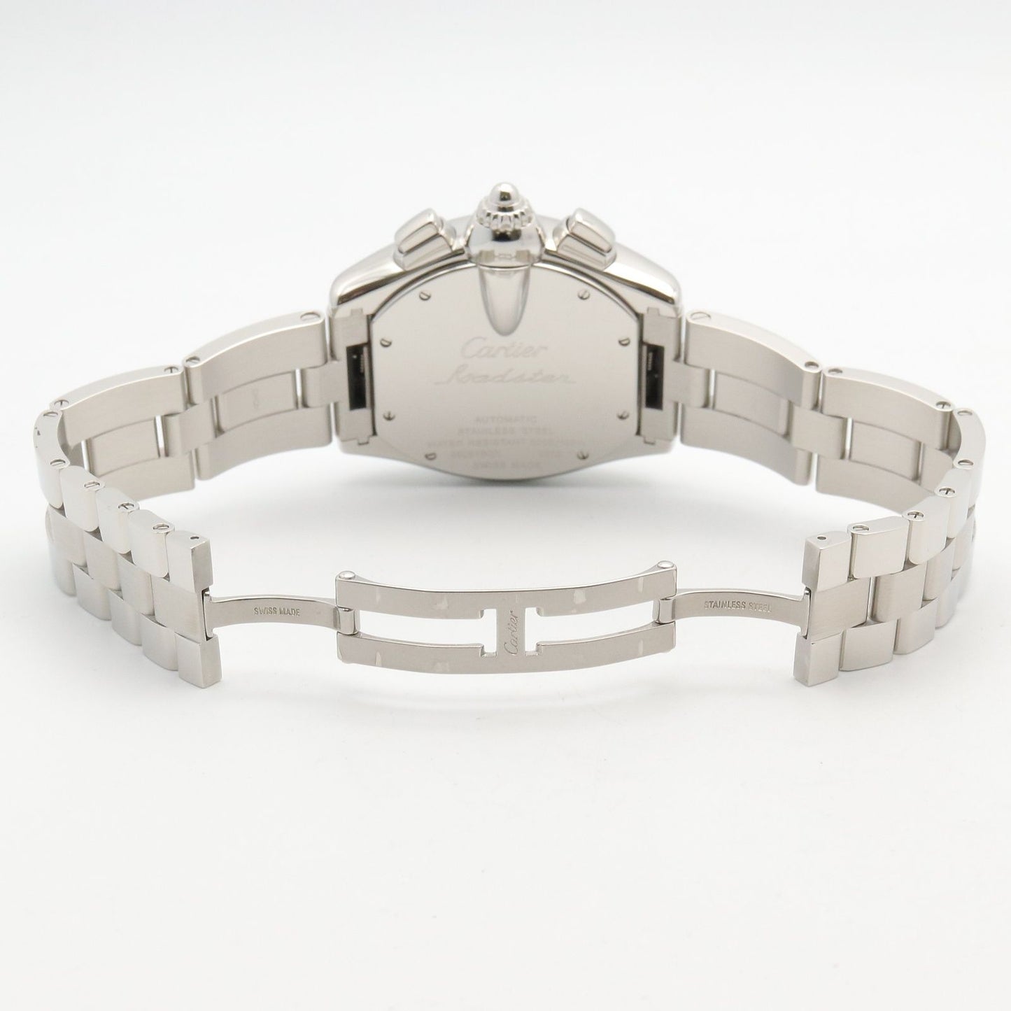 Cartier Watch Roadster Chronograph Silver Stainless Steel — view 4