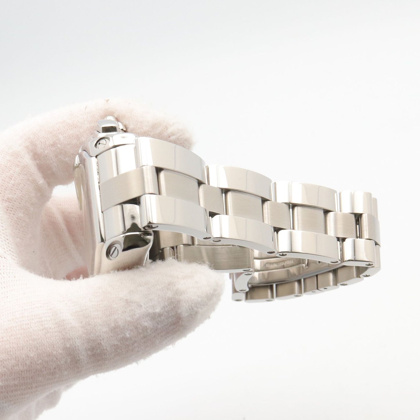 Cartier Watch Roadster Chronograph Silver Stainless Steel — view 8