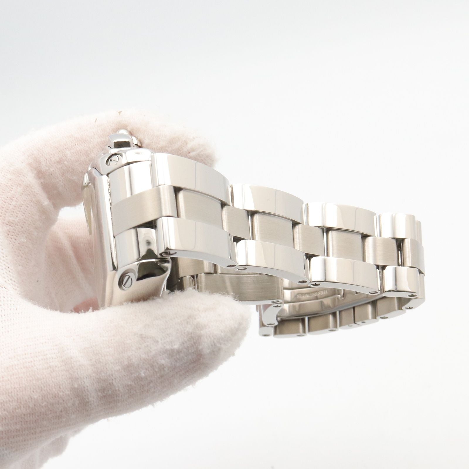 Cartier Watch Roadster Chronograph Silver Stainless Steel — view 8