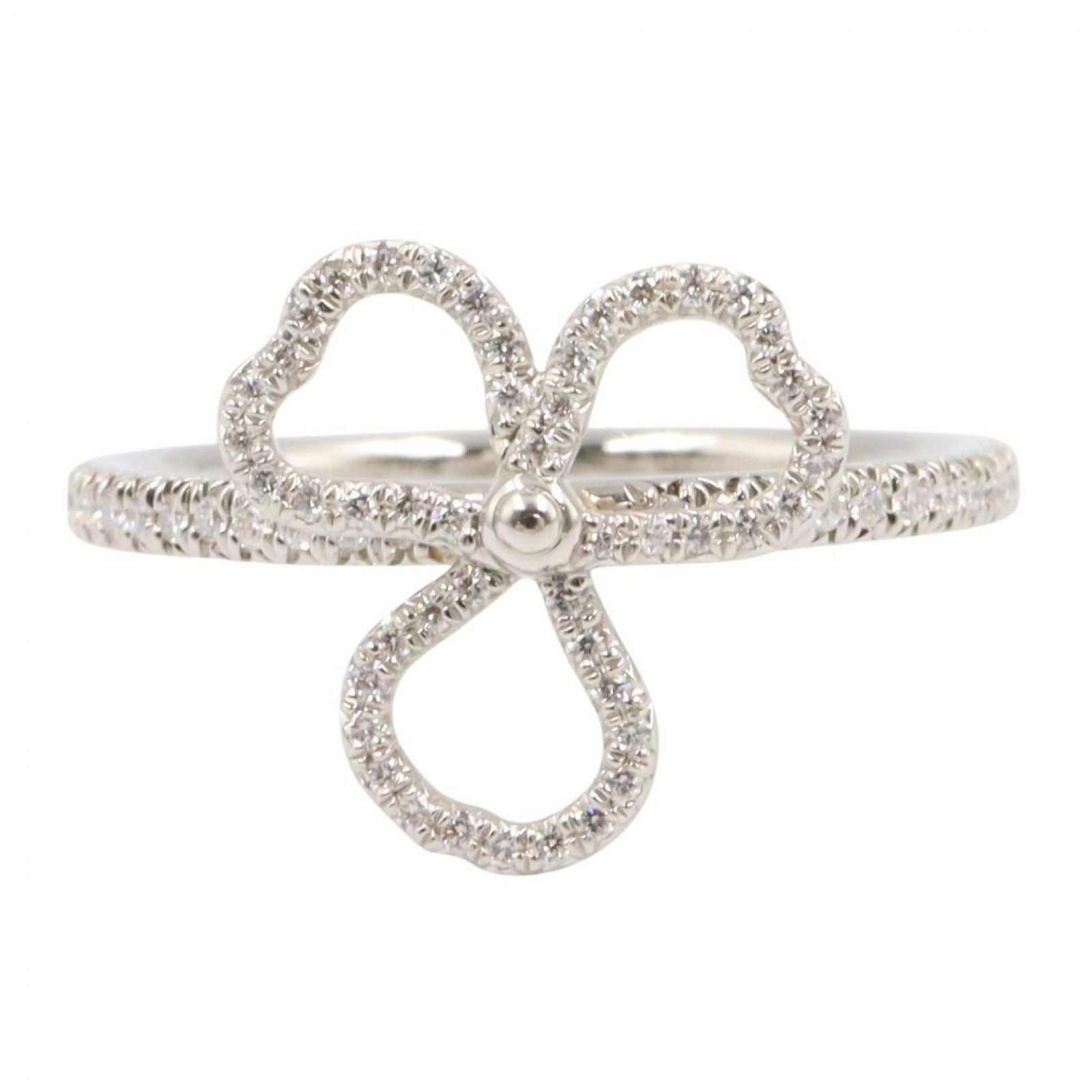 Tiffany & Co Ring Paper Flower Diamond Platinum — view 2