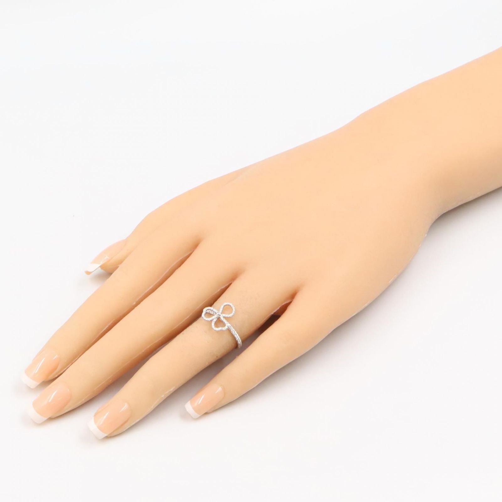 Tiffany & Co Ring Paper Flower Diamond Platinum — view 8
