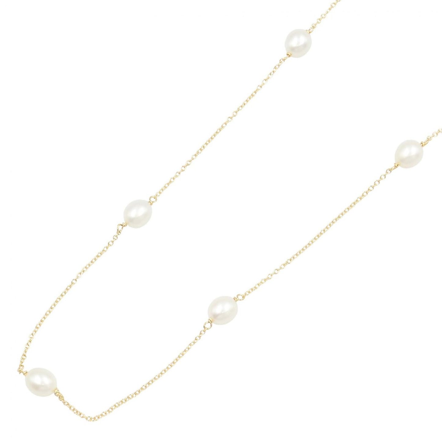Tiffany & Co Necklace Pearl 46.5 cm 18k