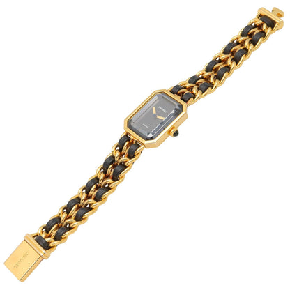 Chanel Watch Premiere M Black Leather — view 3