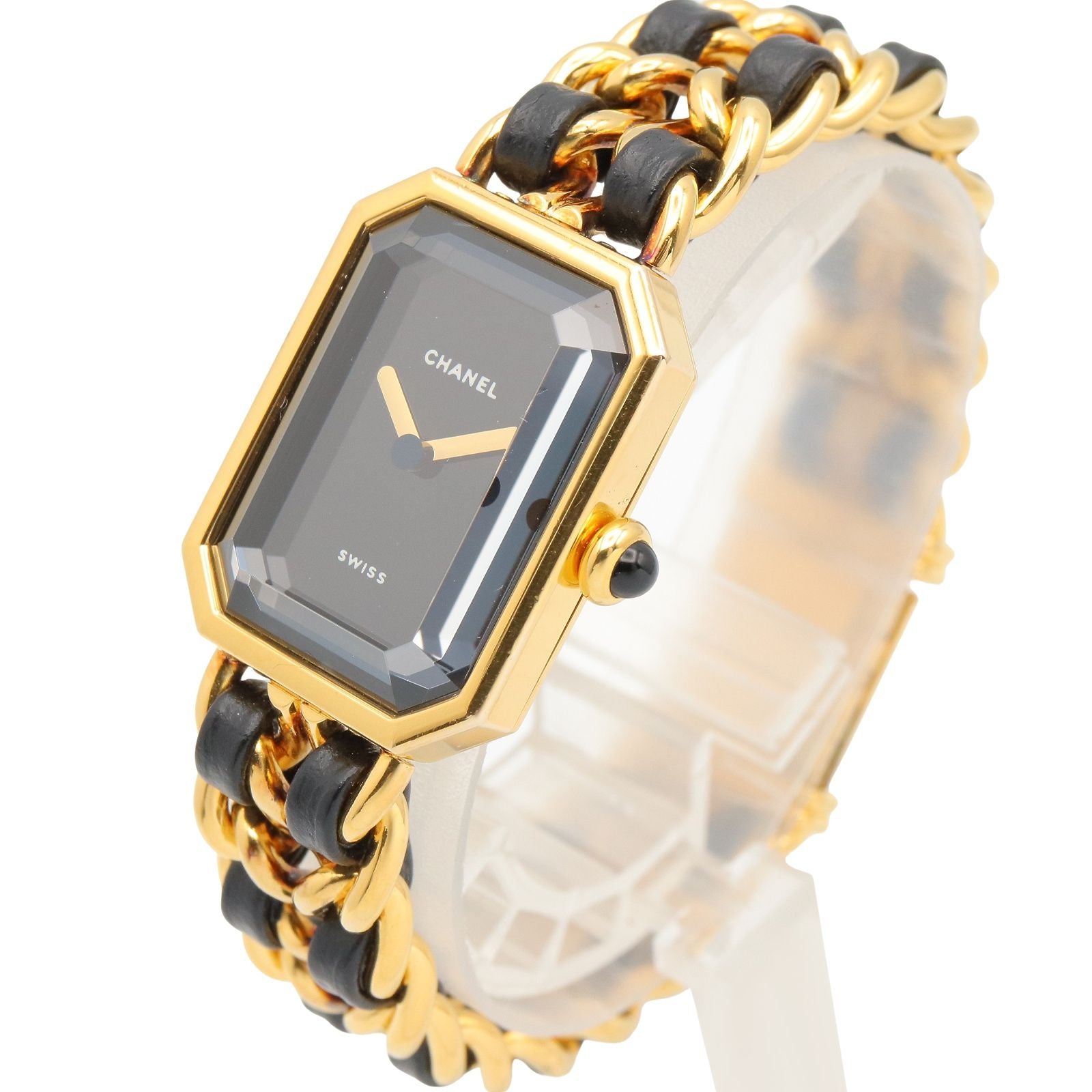 Chanel Watch Premiere M Black Leather — view 2
