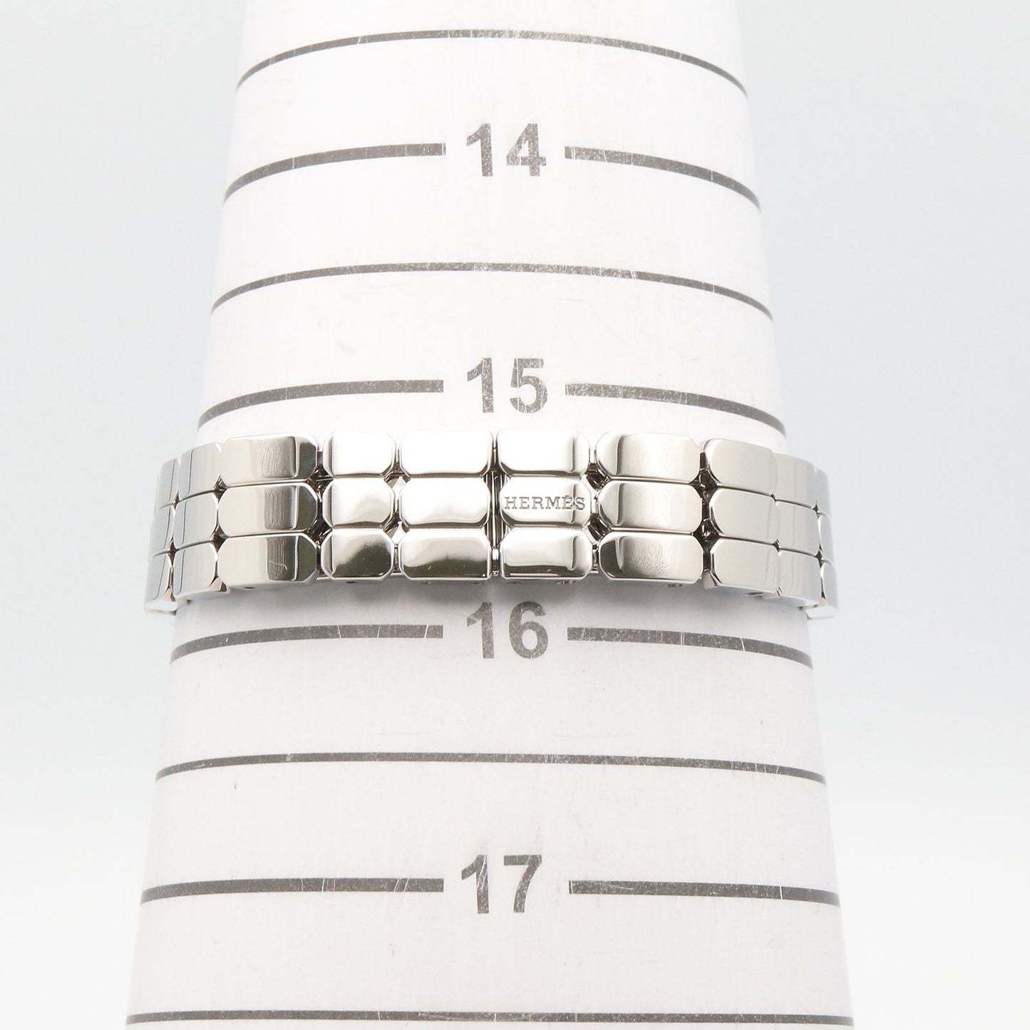 Hermes Watch Kelly Mini White Stainless Steel Diamond — view 8