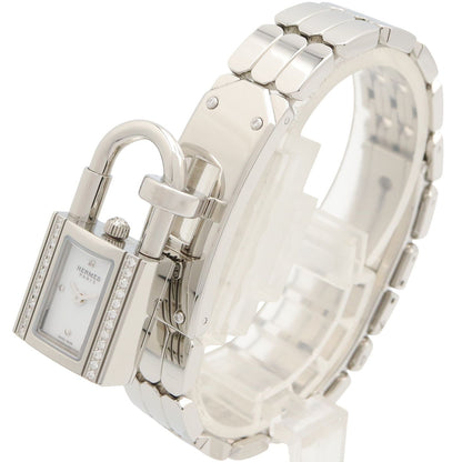 Hermes Watch Kelly Mini White Stainless Steel Diamond — view 2