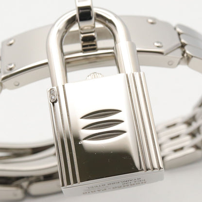 Hermes Watch Kelly Mini White Stainless Steel Diamond — view 6