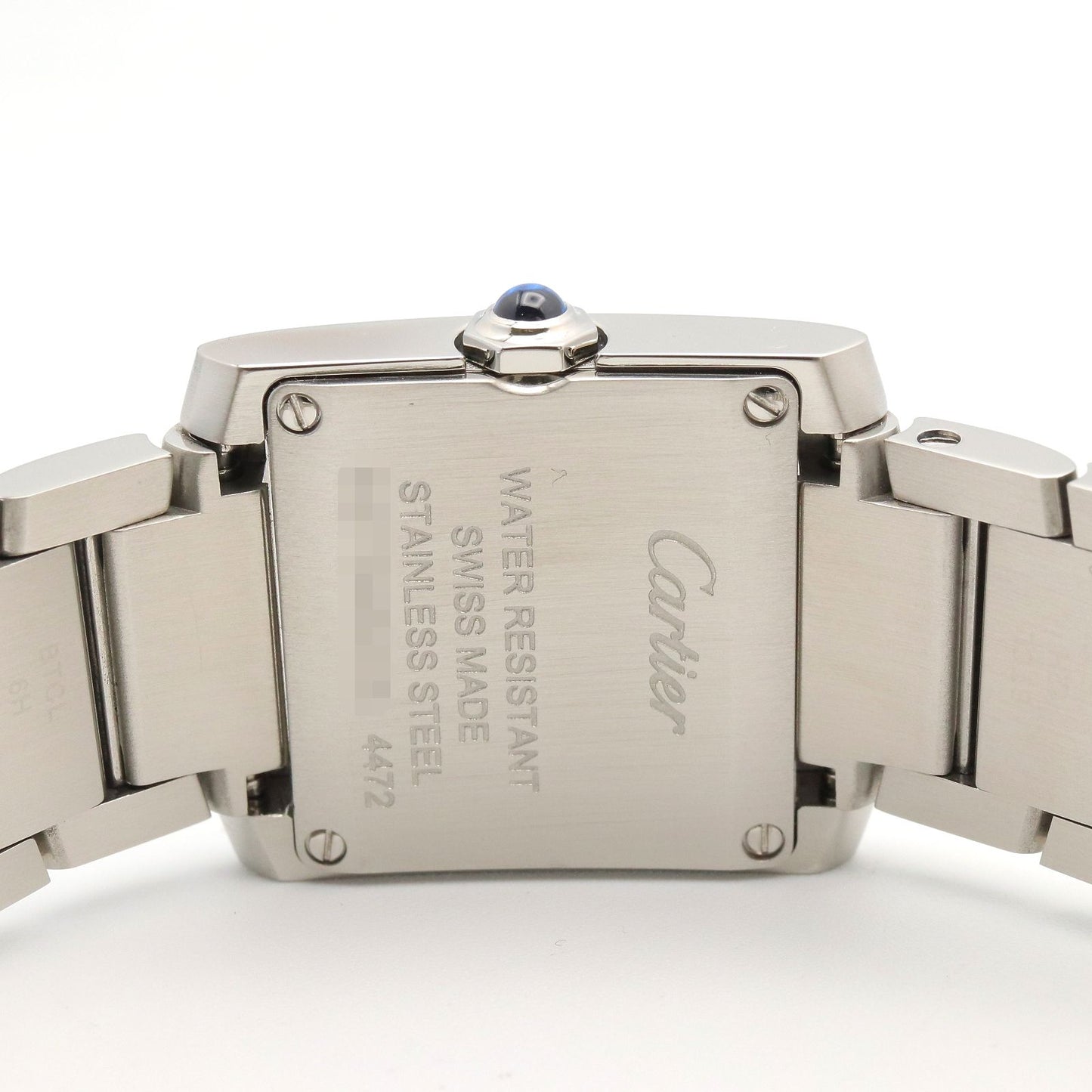 Cartier Watch Tank Francaise SM Silver Stainless Steel — view 5