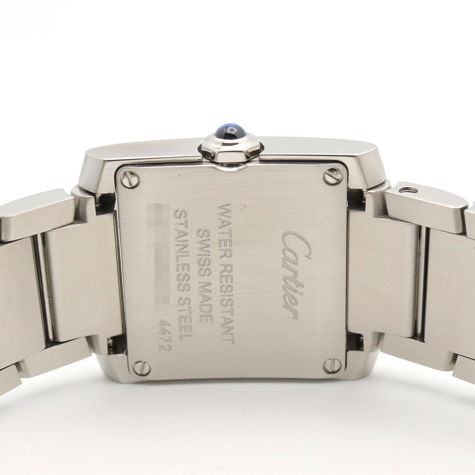 Cartier Watch Tank Francaise SM Silver Stainless Steel — view 5