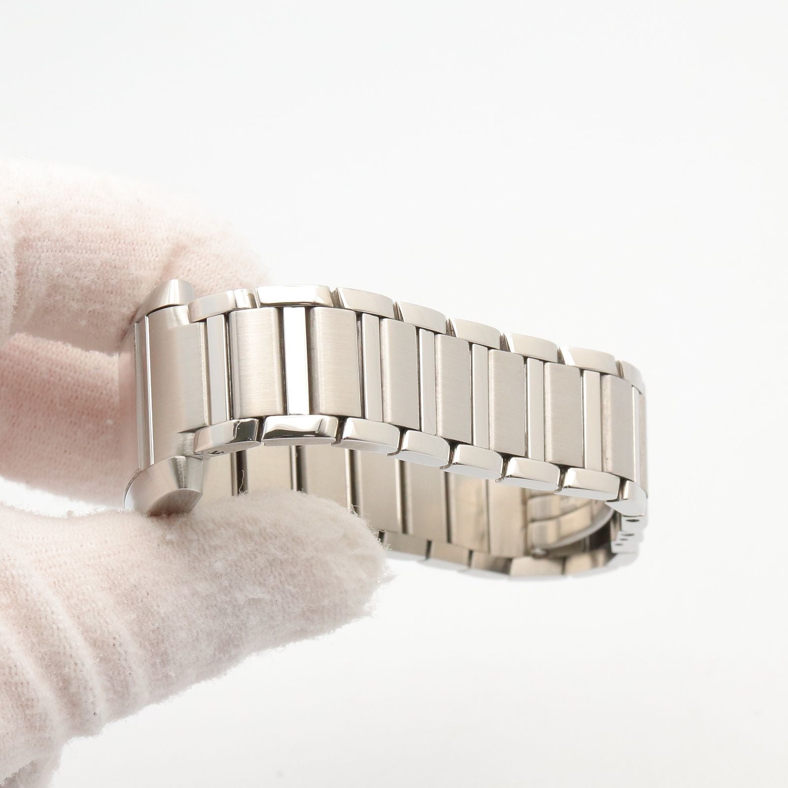 Cartier Watch Tank Francaise SM Silver Stainless Steel — view 8