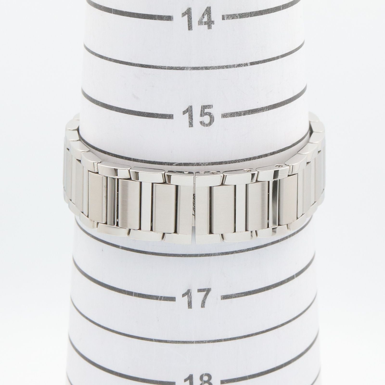 Cartier Watch Tank Francaise SM Silver Stainless Steel — view 7