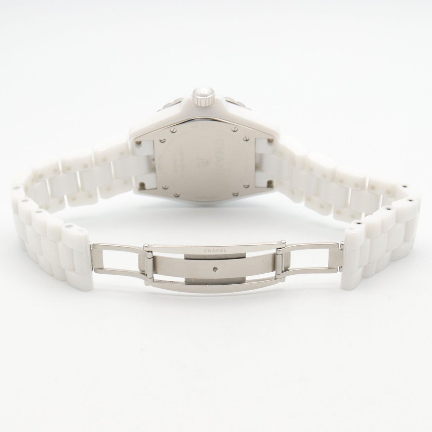 Chanel Watch Blue Light White Ceramic — view 4