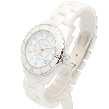 Chanel Watch Blue Light White Ceramic — view 2