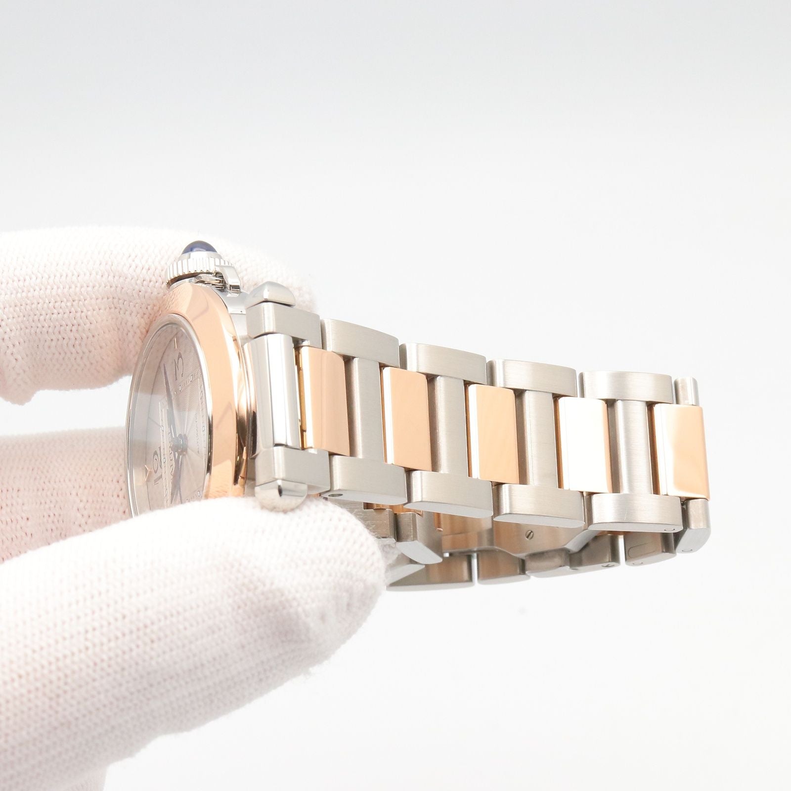 Cartier Watch Pasha de Cartier Silver 18k Pink Gold Stainless Steel Boys — view 9