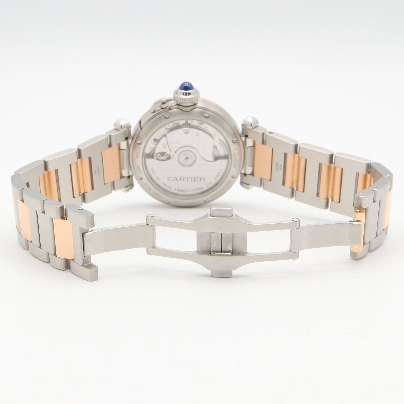 Cartier Watch Pasha de Cartier Silver 18k Pink Gold Stainless Steel Boys — view 4
