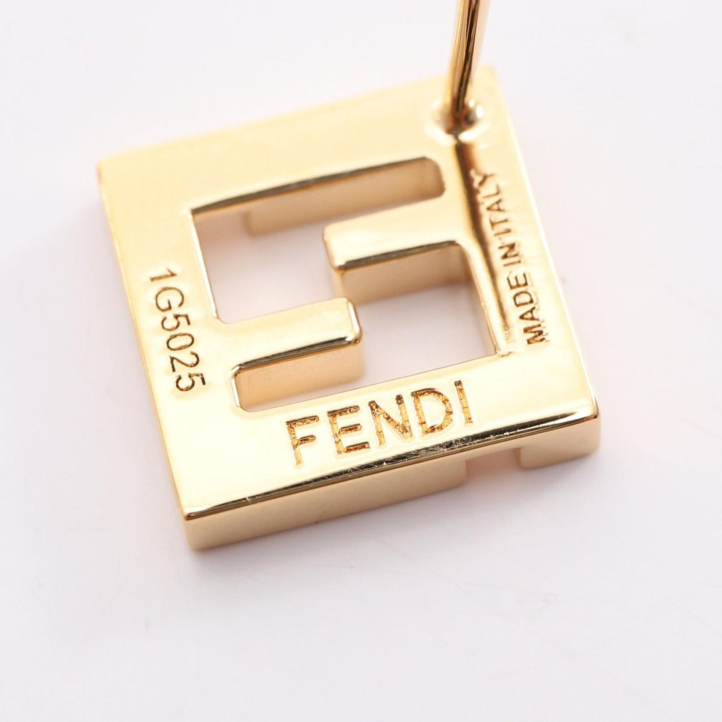 Fendi Earrings Forever Gold White — view 3
