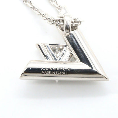 Louis Vuitton Necklace Pendentif GM Diamond 48.5 58.5 cm 18k White Gold — view 3