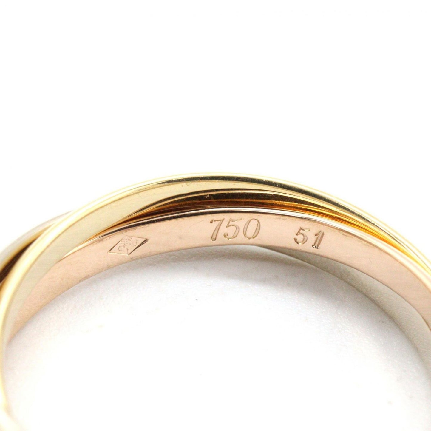 Cartier Ring Trinity SM 18k White Gold — view 3