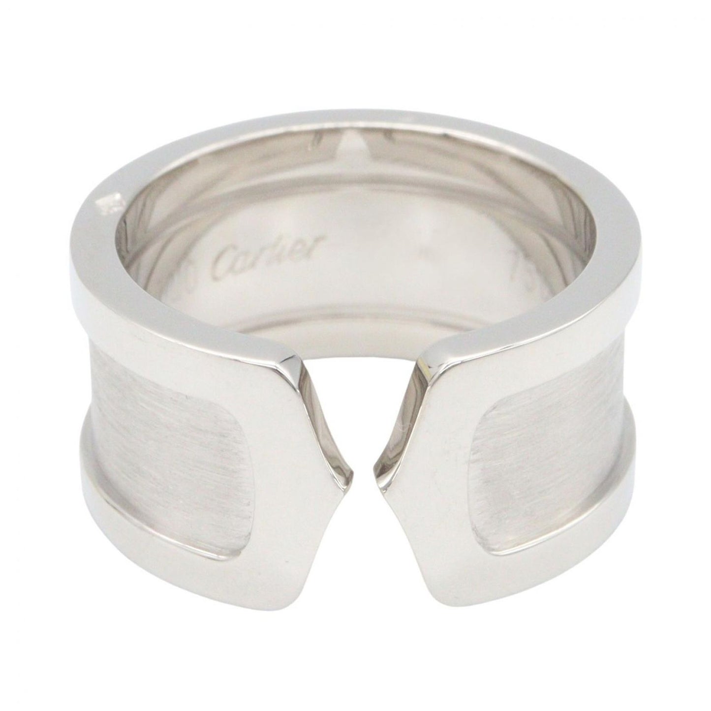 Cartier Ring C2 Wide 18k White Gold — view 2