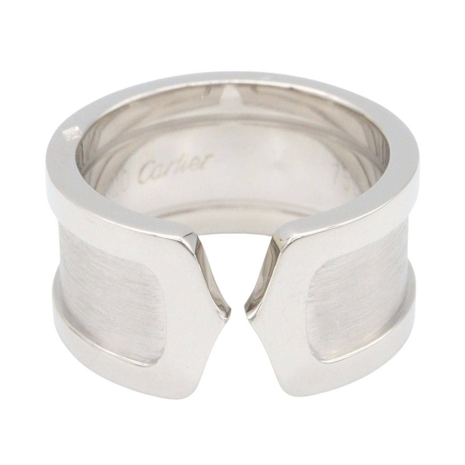 Cartier Ring C2 Wide 18k White Gold — view 2