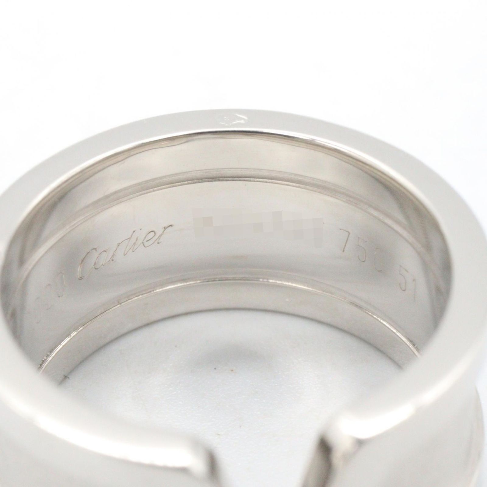 Cartier Ring C2 Wide 18k White Gold — view 4