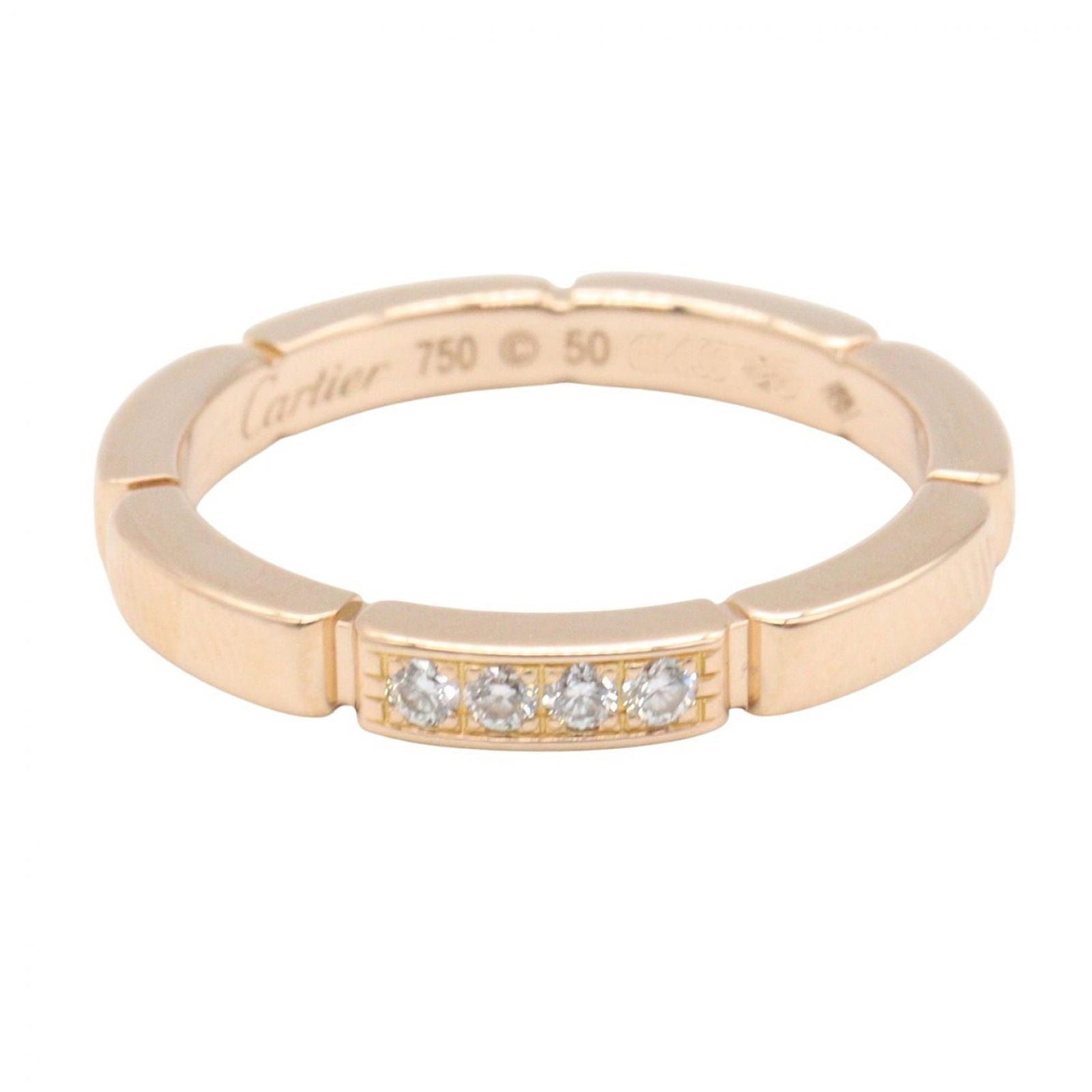 Cartier Ring Maillon Panthere Diamond 18k Pink Gold — view 2