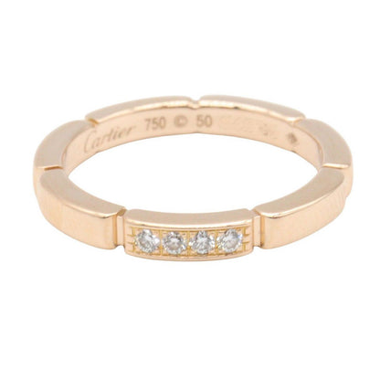 Cartier Ring Maillon Panthere Diamond 18k Pink Gold — view 2