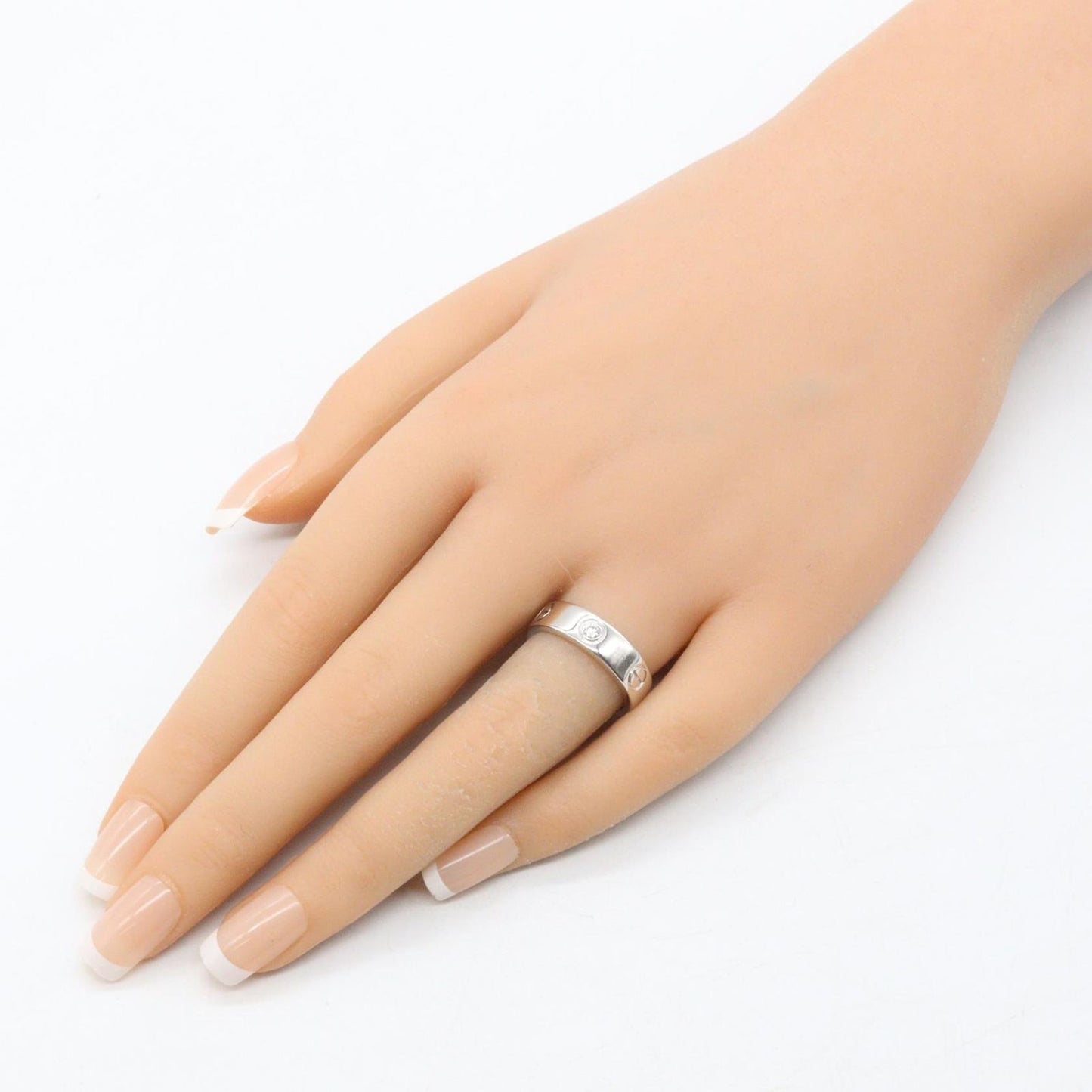 Cartier Ring Love 18k White Gold Diamond — view 7