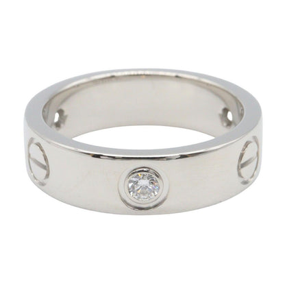 Cartier Ring Love 18k White Gold Diamond — view 2