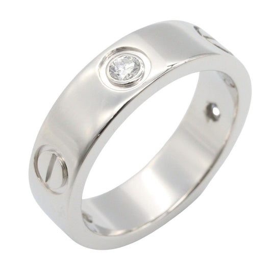 Cartier Ring Love 18k White Gold Diamond