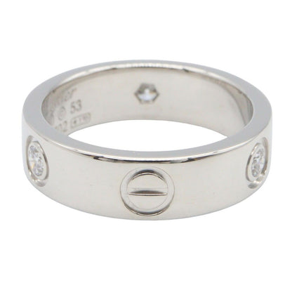 Cartier Ring Love 18k White Gold Diamond — view 3