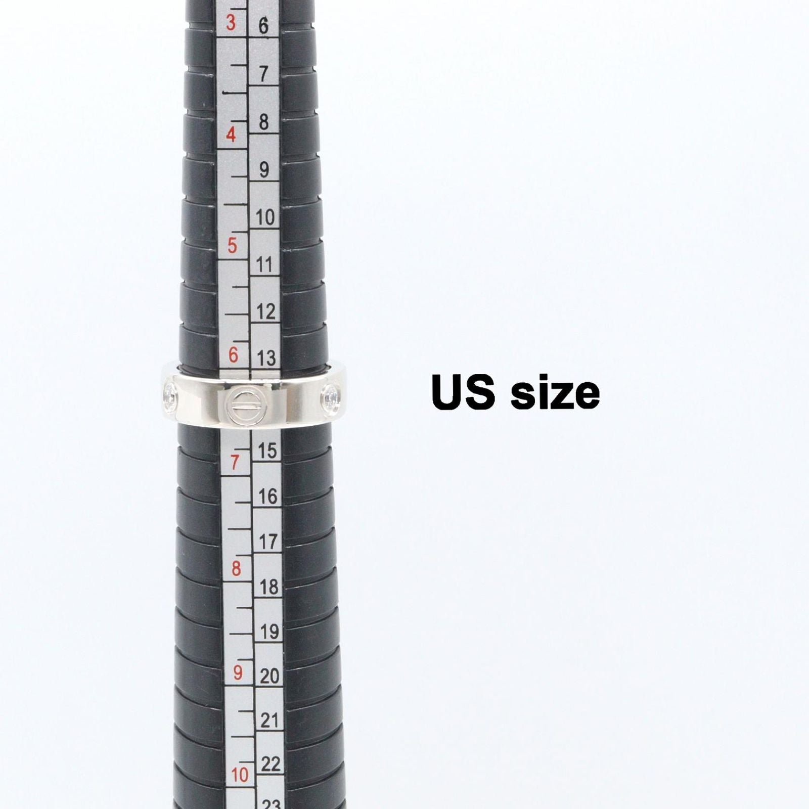 Cartier Ring Love 18k White Gold Diamond — view 6