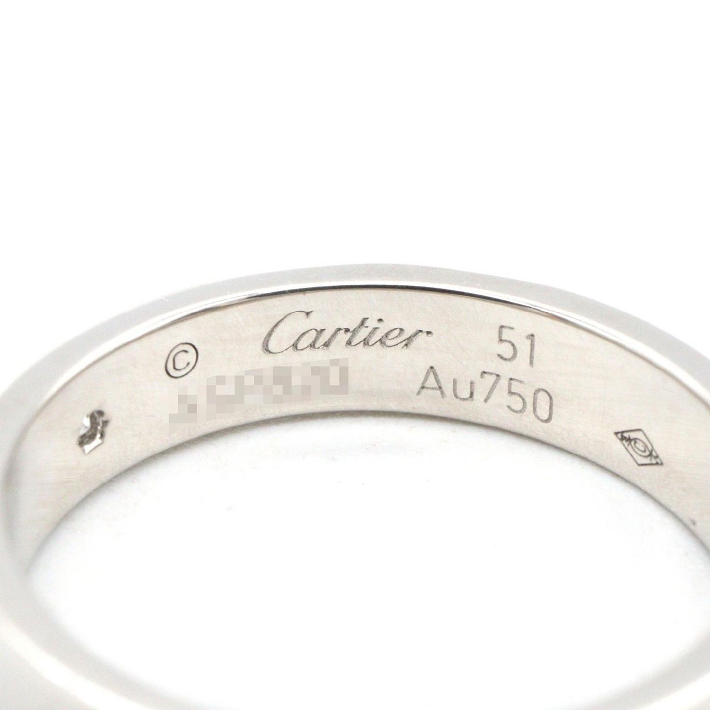 Cartier Ring Mini Love 18k White Gold Diamond — view 4