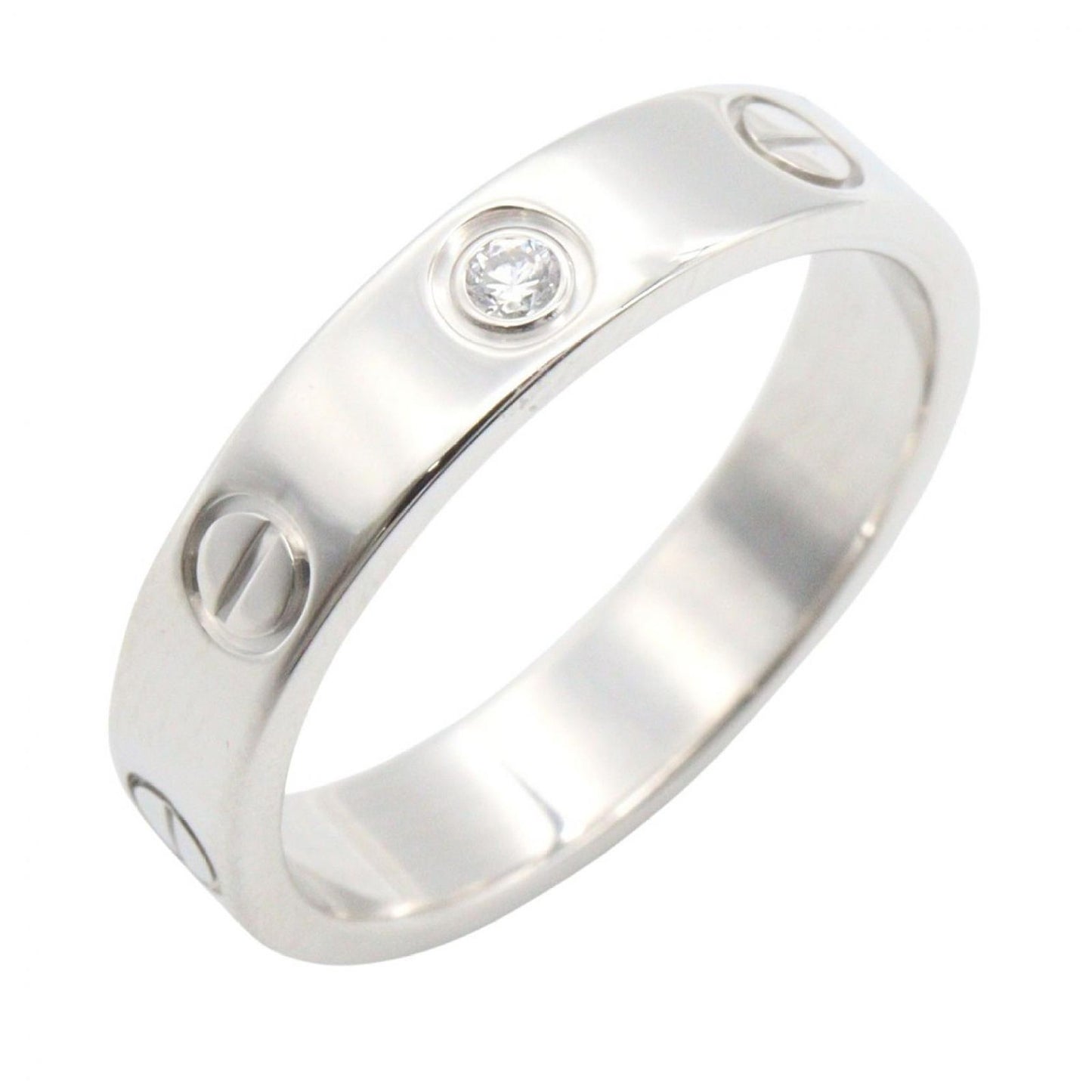 Cartier Ring Mini Love 18k White Gold Diamond