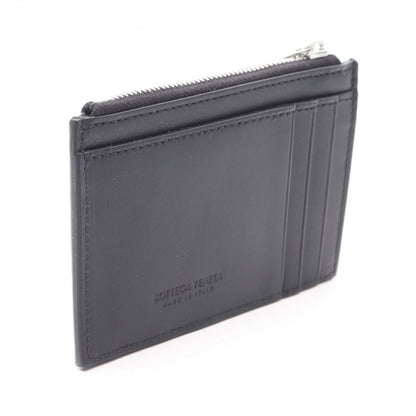 Bottega Veneta Card Case Intrecciato Black Leather — view 2