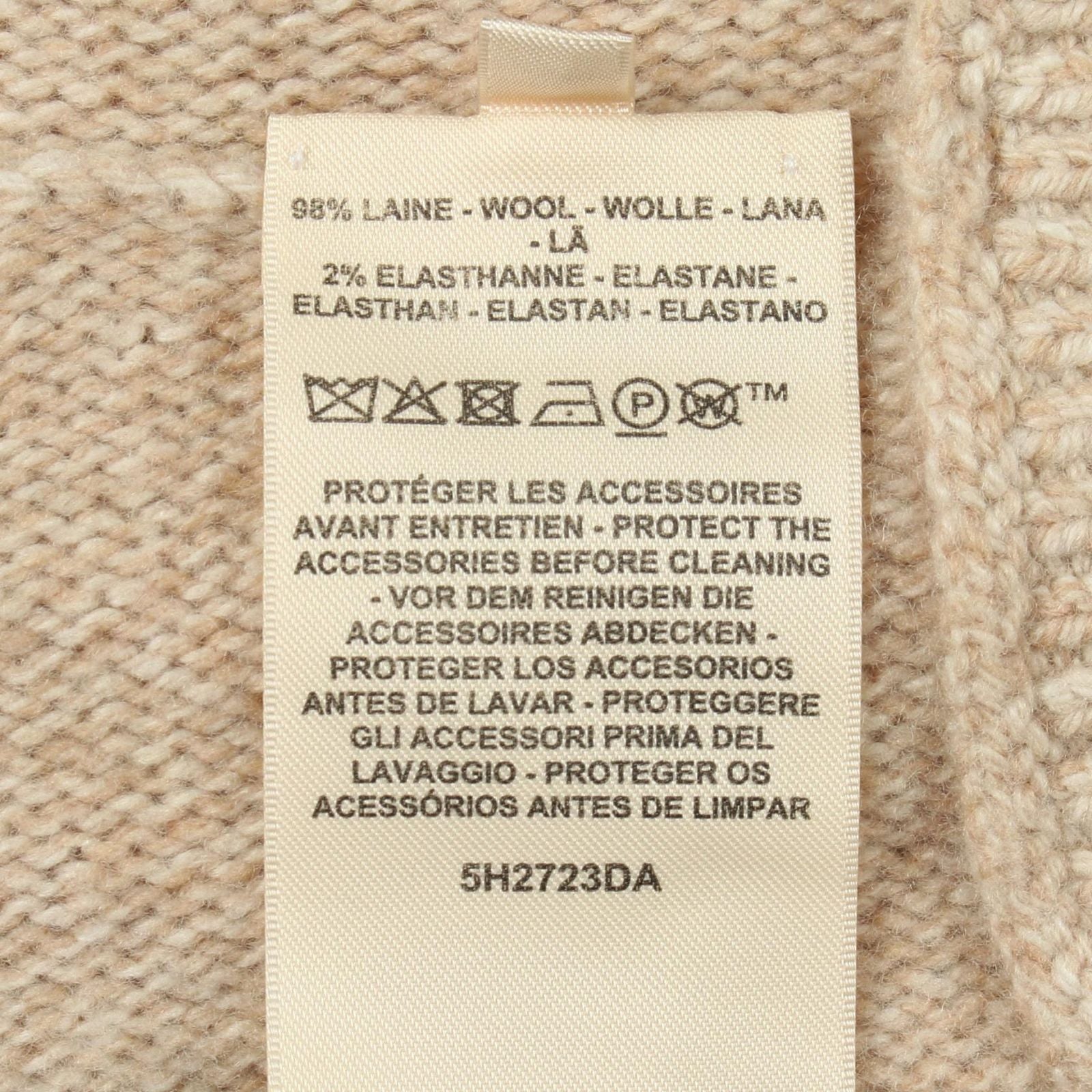 Hermes Cardigan Medallion Wool — view 4