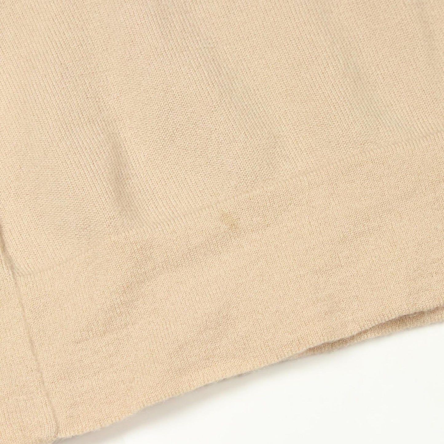 Chanel Knit le Make Up de Turtleneck Beige Cashmere Sweater — view 9