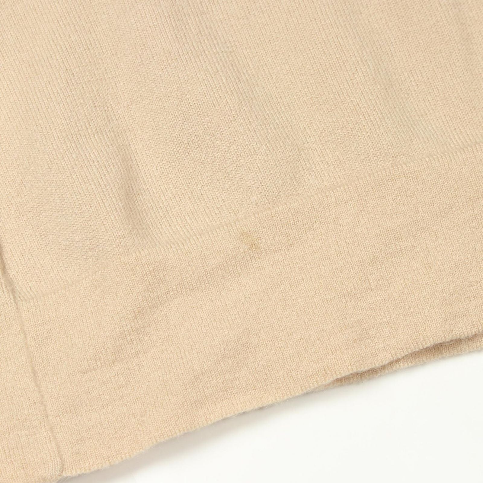 Chanel Knit le Make Up de Turtleneck Beige Cashmere Sweater — view 9