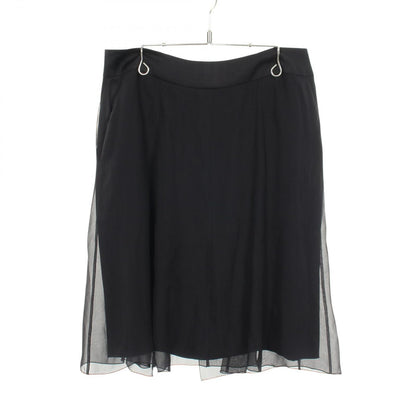 Chanel Skirt CC Logo Button Silk — view 2