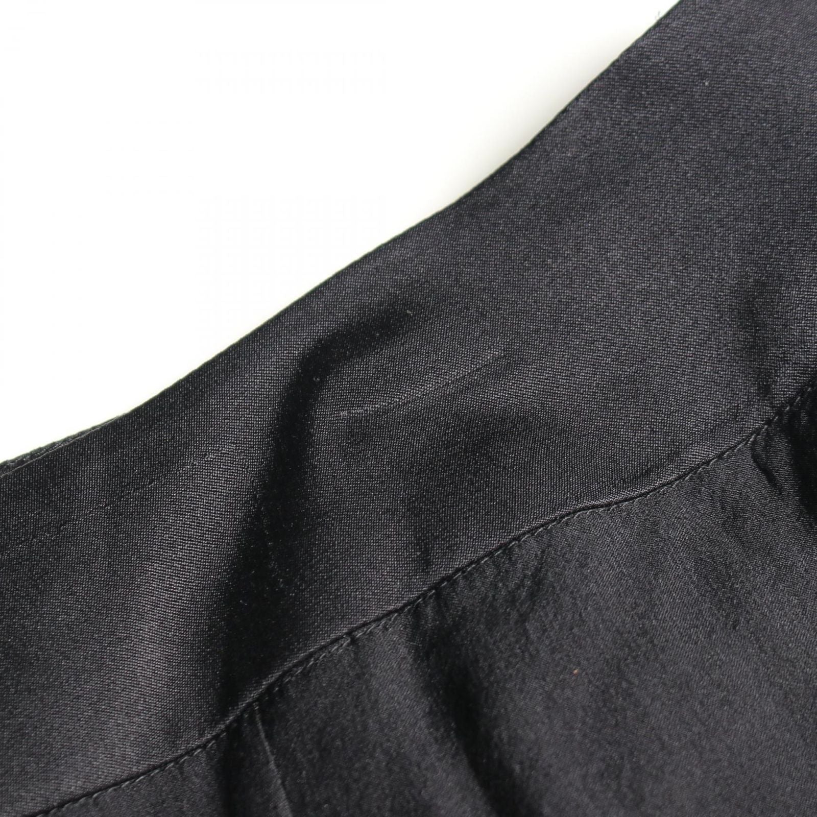 Chanel Skirt CC Logo Button Silk — view 8