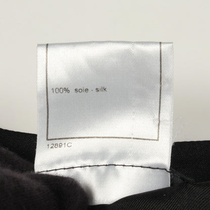 Chanel Skirt CC Logo Button Silk — view 4