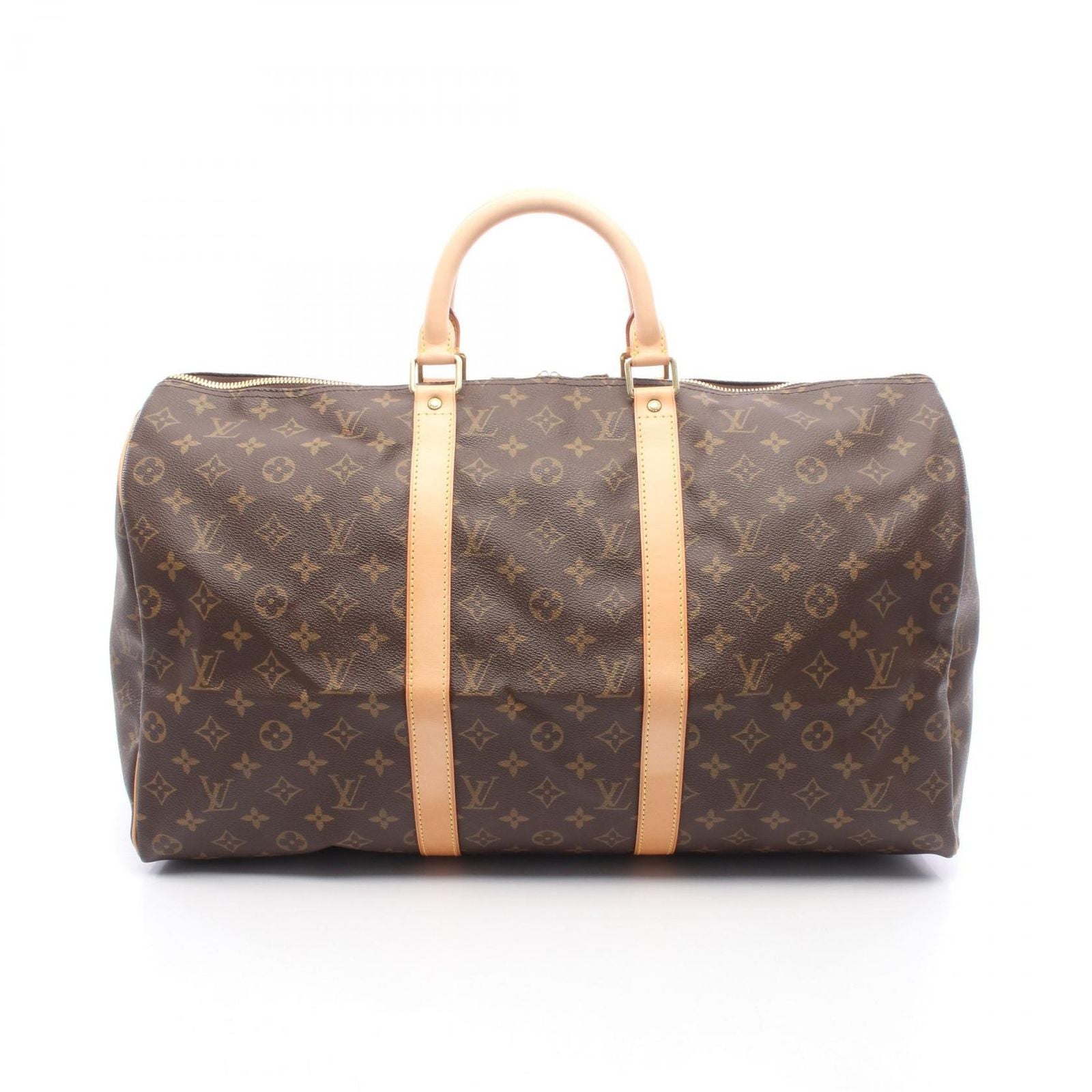 Louis Vuitton Boston Bag Keepall 50 Canvas Leather